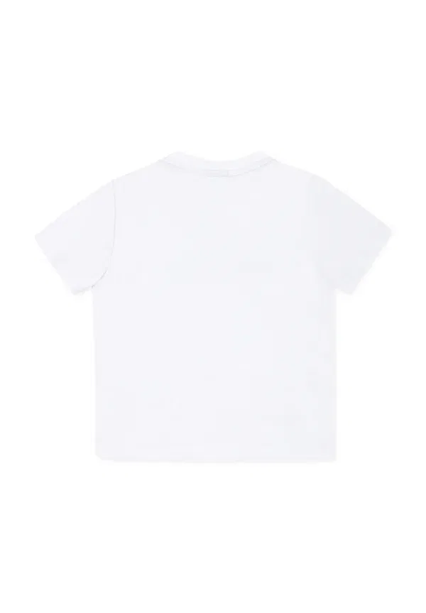 Детская футболка Boss Kidswear, бежевый — фото 3