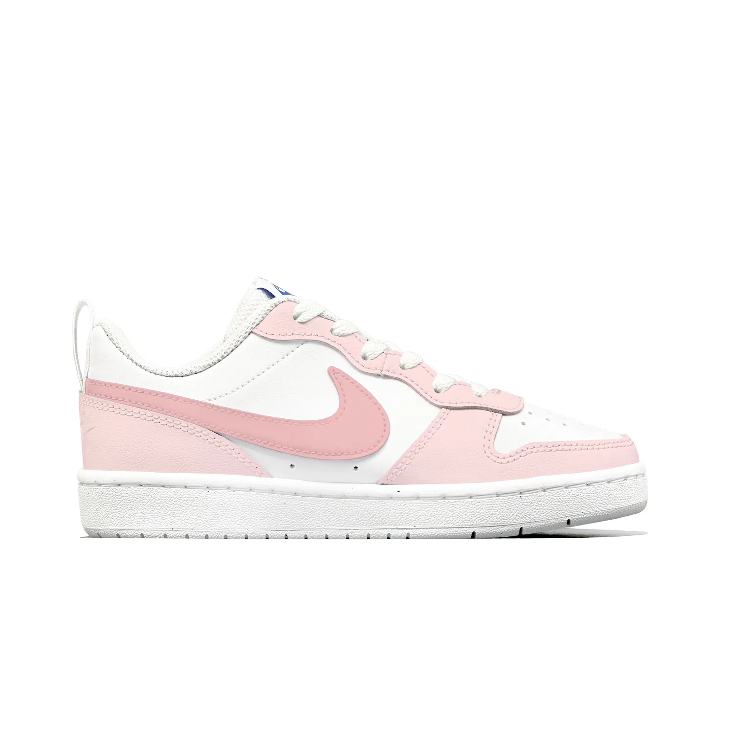 Детские кроссовки для скейтбординга с принтом Court Borough 2, Nike, Light Pink — фото 3