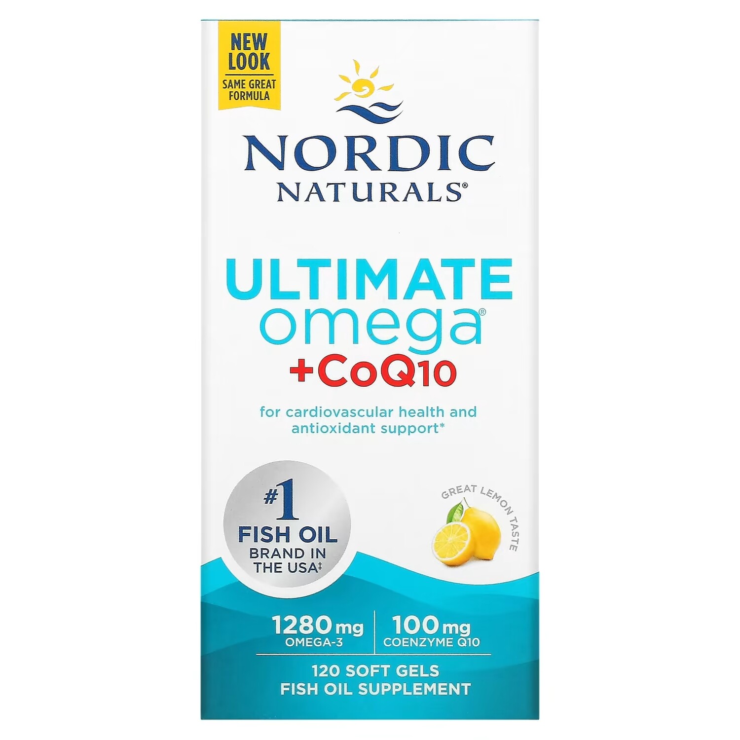 

Омега Nordic Naturals Ultimate CoQ10, 120 капсул