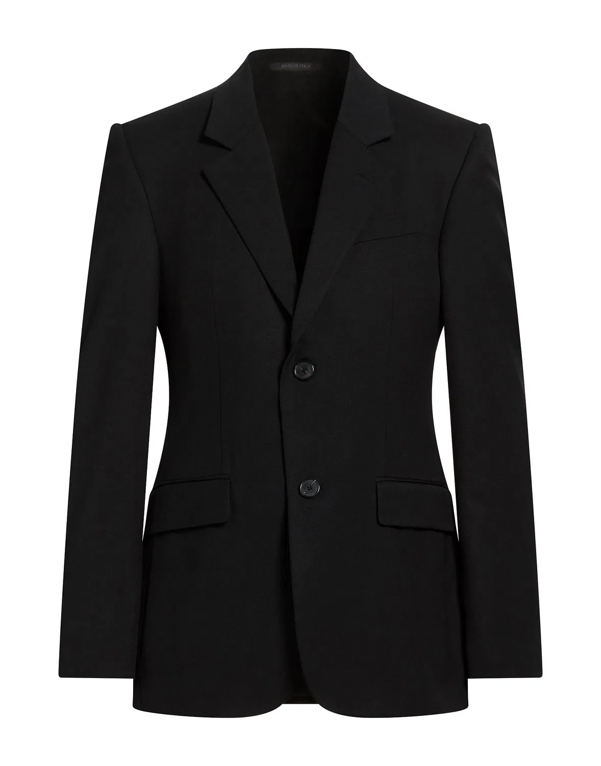 Мужской однобортный пиджак Wool Black Balenciaga, черный