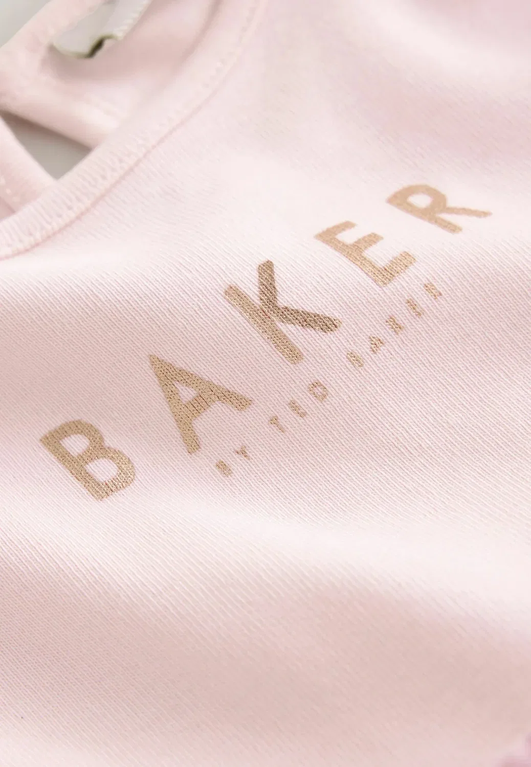 Платье-Комбинезон с многоярусной сетчатой вставкой и цветочным принтом Baker By Ted Baker, Pink — фото 3