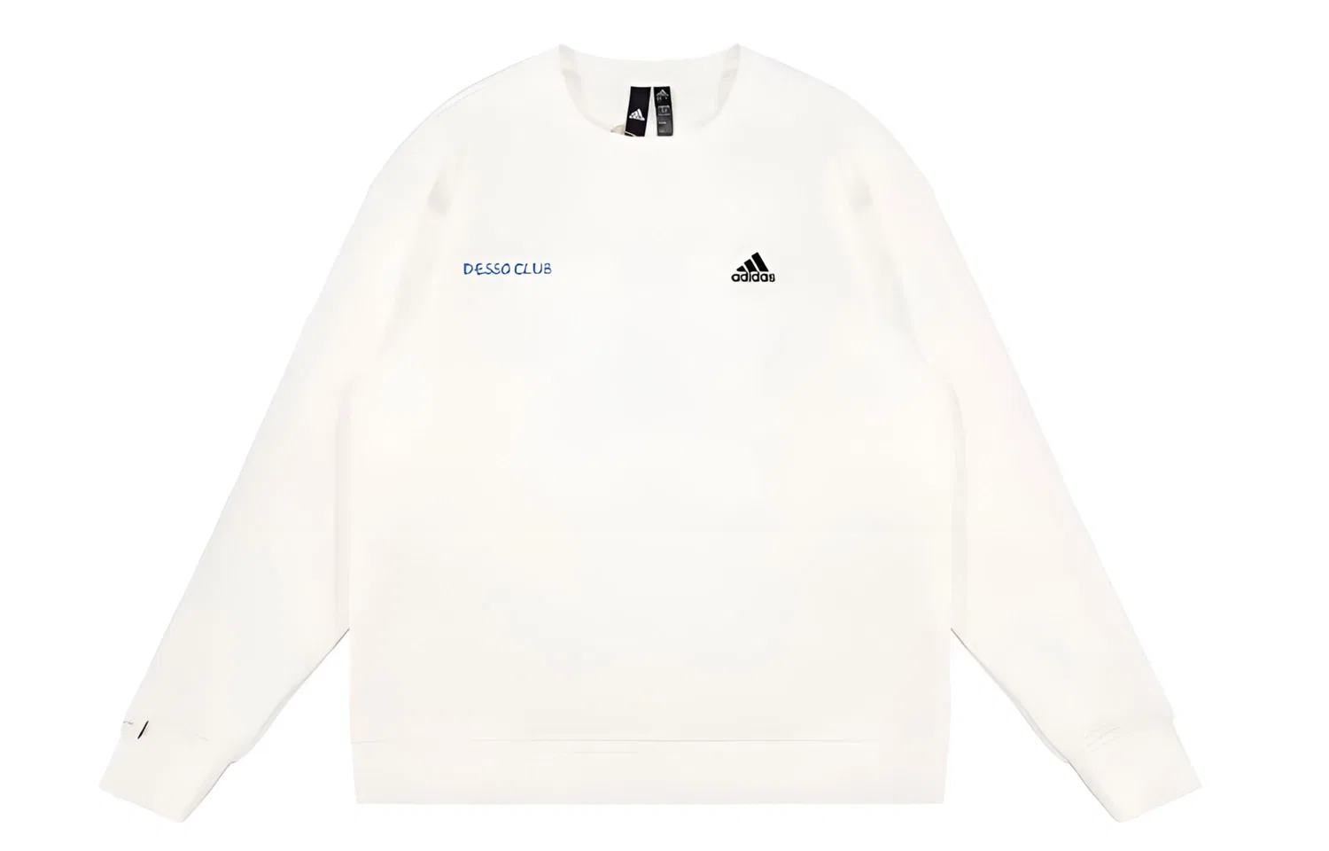Свитшот мужской с принтом Adidas LABEL, Ecru — фото 3