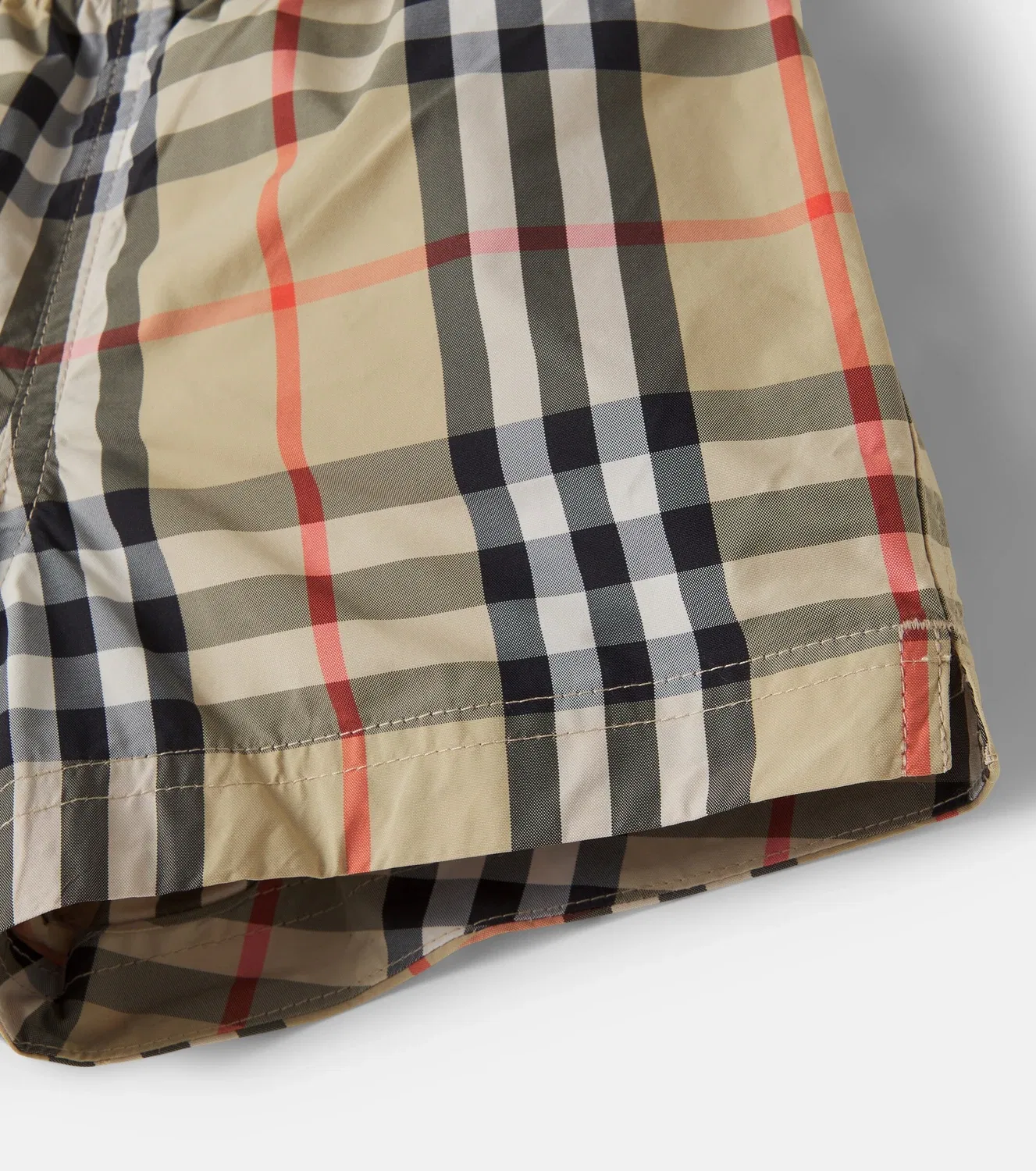 Шорты в клетку Burberry Kids, Sand Ip Check — фото 4