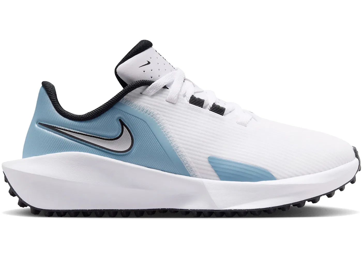 Детские бутсы Nike Infinity Golf '24, White/Work Blue/Metallic Silver