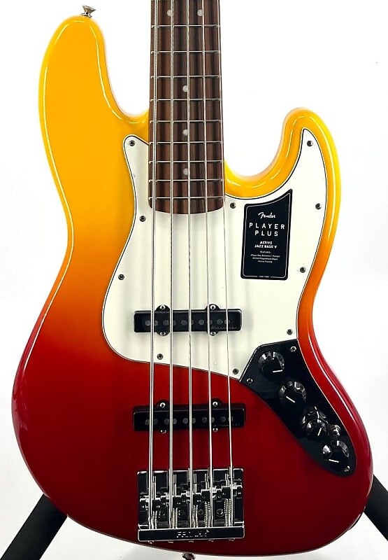 

Fender Player Plus Active Jazz Bass V Tequila Sunrise w/Gig Bag Ser#MX22086001 014-7383-387-6001