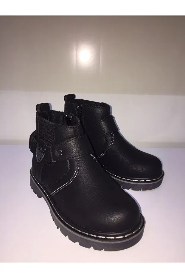 Детские ботинки для девочек водонепроницаемые Candaşlar, Black
