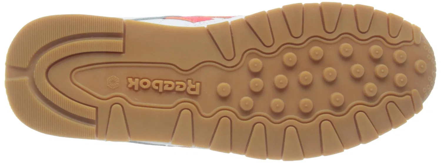 Детские кеды для мальчиков кожаные Classic Leather Reebok, Cherry Ftwwht Rbkg07 — фото 2
