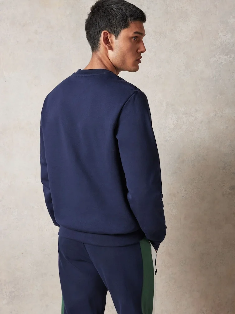 Свитер Lacoste Классический вязаный, синий — фото 4