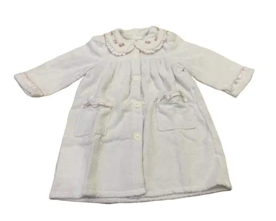

Халат Biancheria Home Terry For Girls With Roses, белый