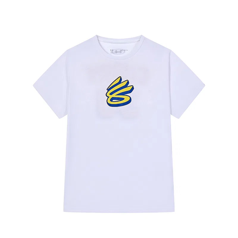 Детская футболка с принтом Under Armour, White