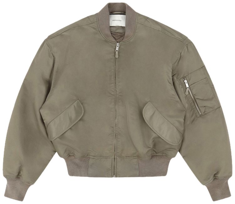 

Куртка Entire Studios Broad Bomber Jacket 'Cream', серый