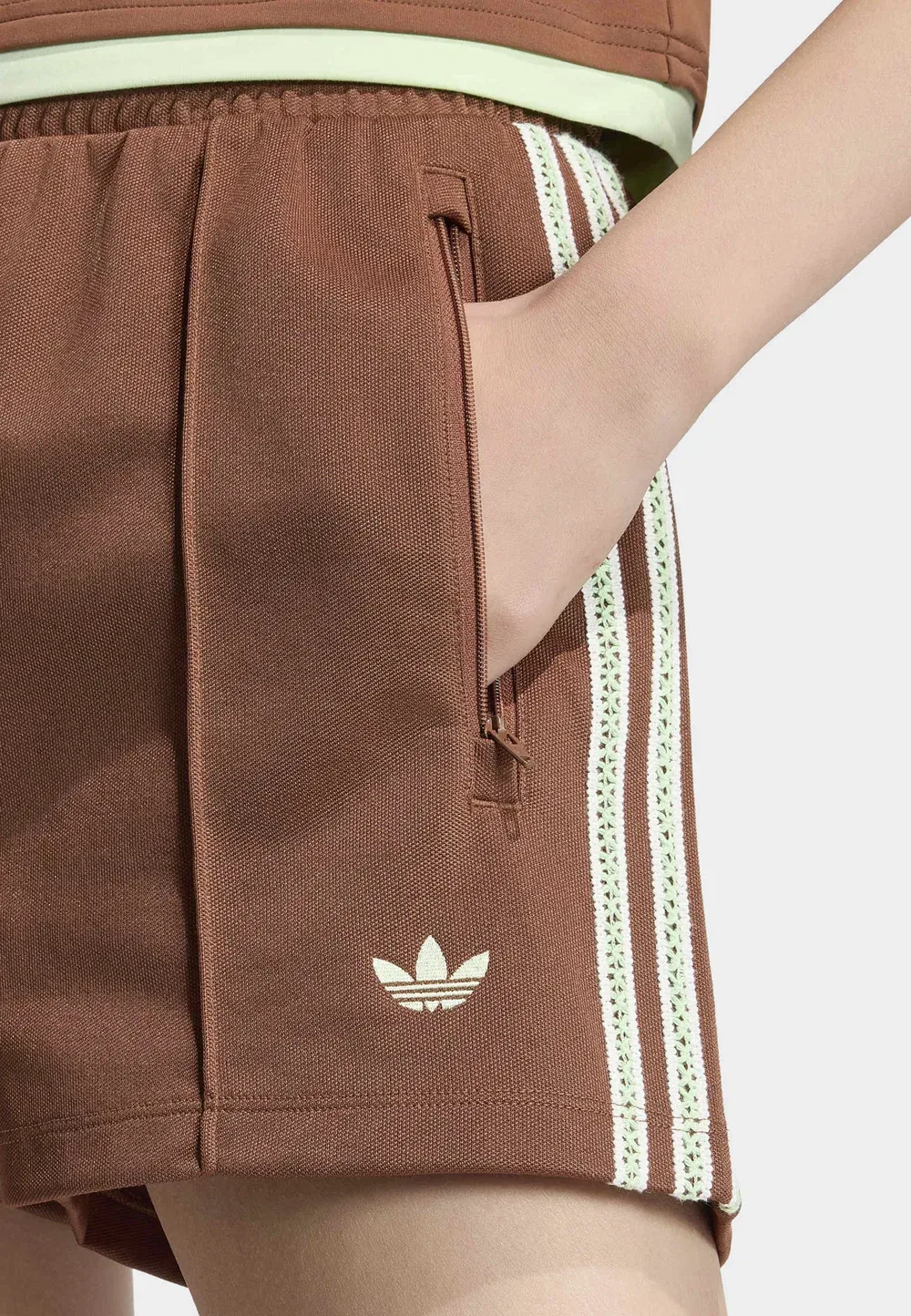 Летнее сияние - спортивные штаны Adidas Originals, Preloved Brown — фото 3