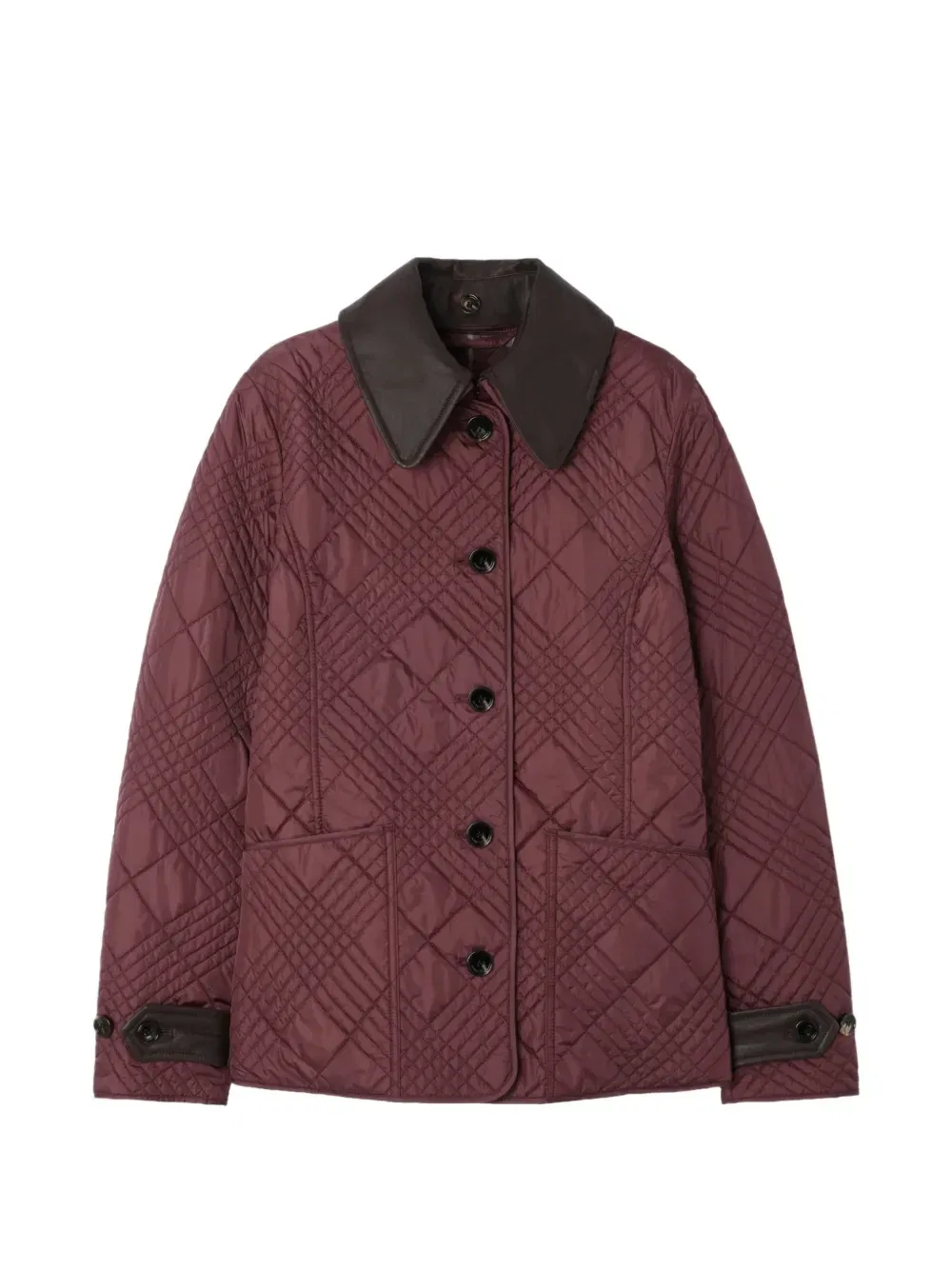 Стеганая нейлоновая куртка Fernleigh Burberry, красный