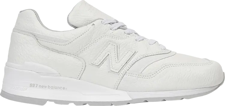 

Кроссовки New Balance 997 Leather 'Bison Capsule - White', белый