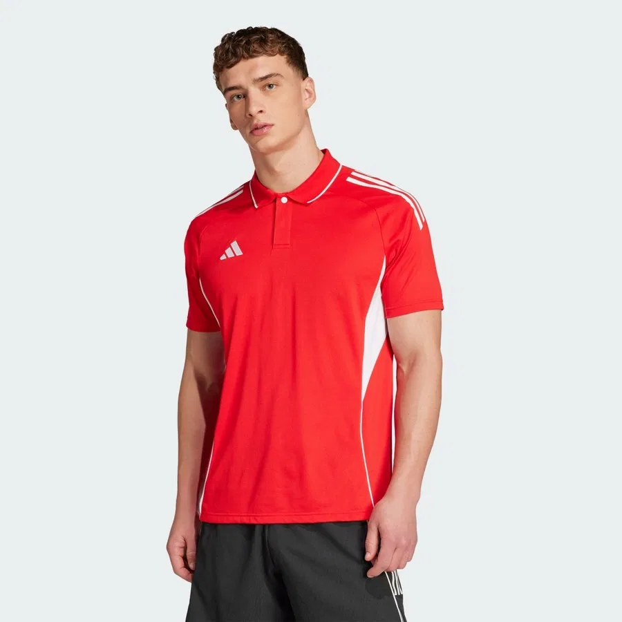 Футболка-поло с коротким рукавом Tiro 25 Competition adidas, Красно-белый