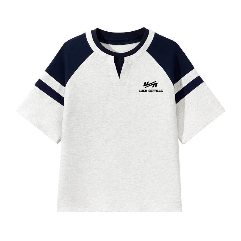 Детская футболка с круглым вырезом Navy Blue/H Pure White Label K WARRIOR — фото 3