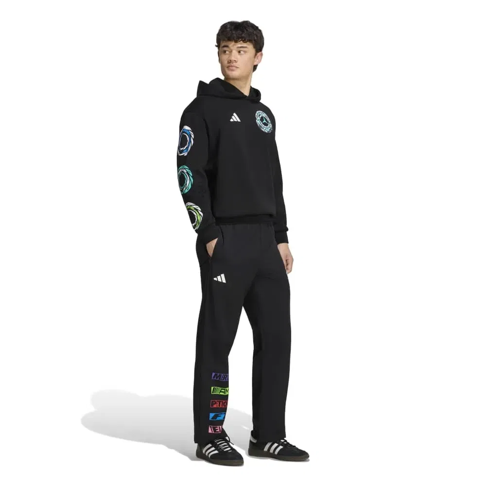 Женский свитшот с принтом Lights On Hoodie Adidas, Black — фото 4