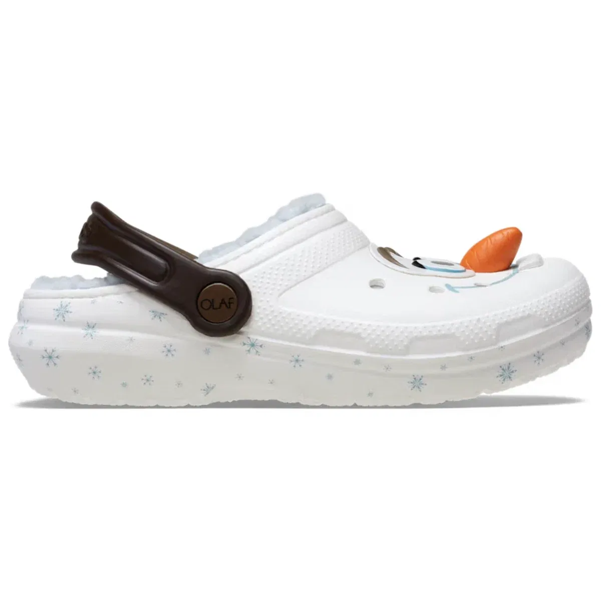 Детские кроксы с утеплителем Disney Frozen Olaf Crocs, White — фото 3