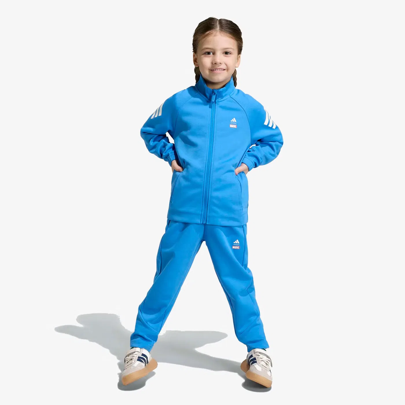 Спортивный костюм с принтом Marvel Avengers Adidas, синий — фото 4