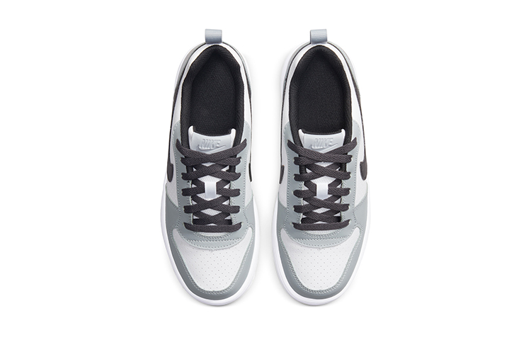 Кроссовки Nike Court Borough Low GS, белый/черный/серый — фото 4