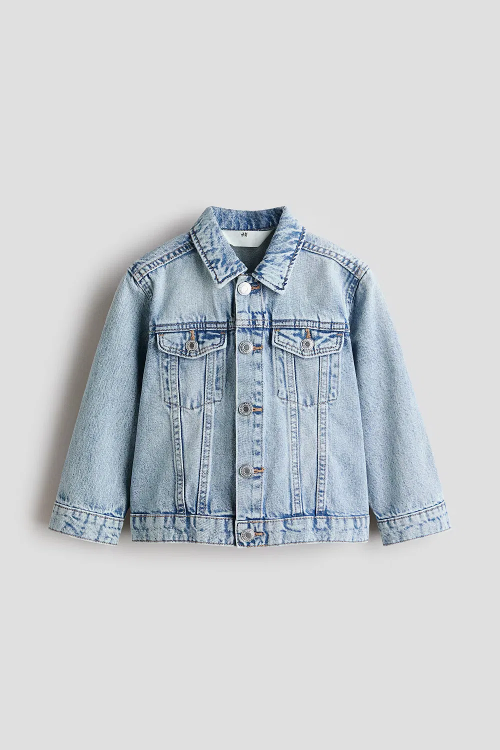 Джинсовая куртка H&M, Helles Denimblau — фото 4