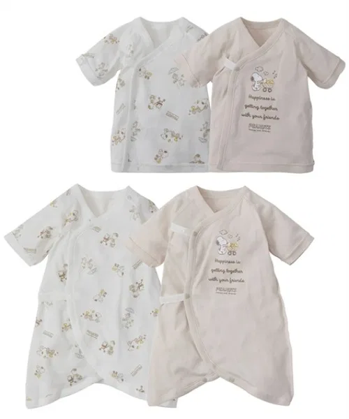 Детский комплект боди с принтом Snoopy/Disney, 4 предмета Disney, White/Other