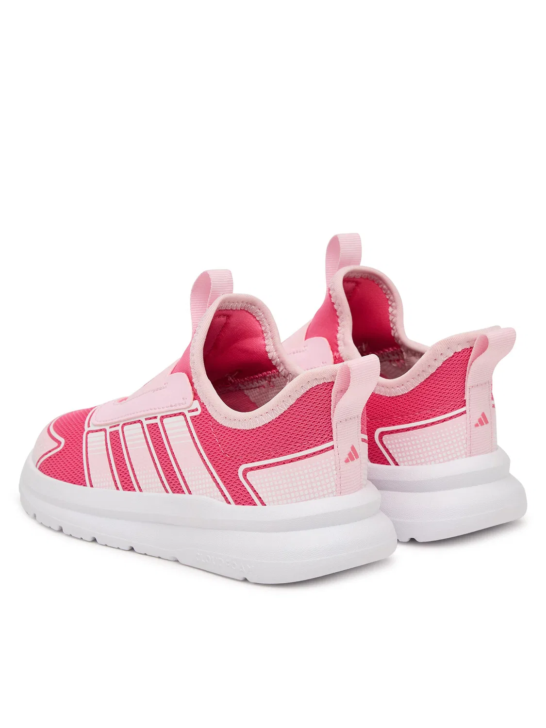 Кроссовки для девочки Tensaur Comfort Shoes Infants Adidas, розовый — фото 3