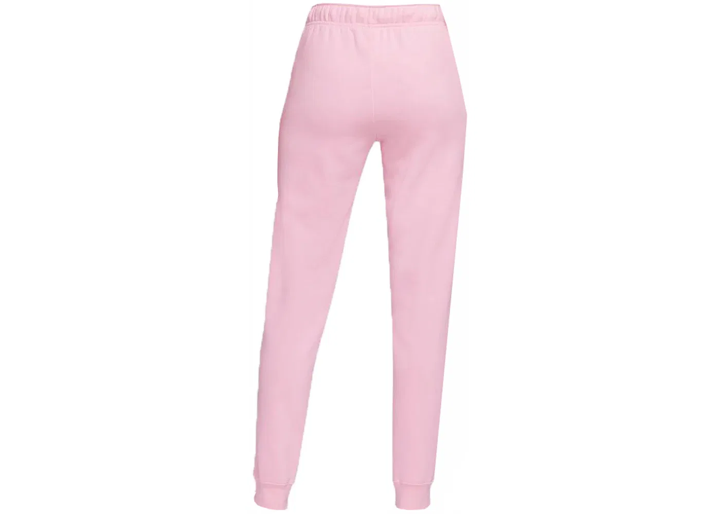 Женские спортивные штаны из флиса с манжетами Nike Sportswear Club, Med Soft Pink/White — фото 2