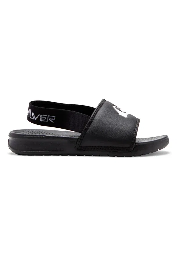 Тапочки с ремешком Synthetics Quiksilver Black/White, белый/черный
