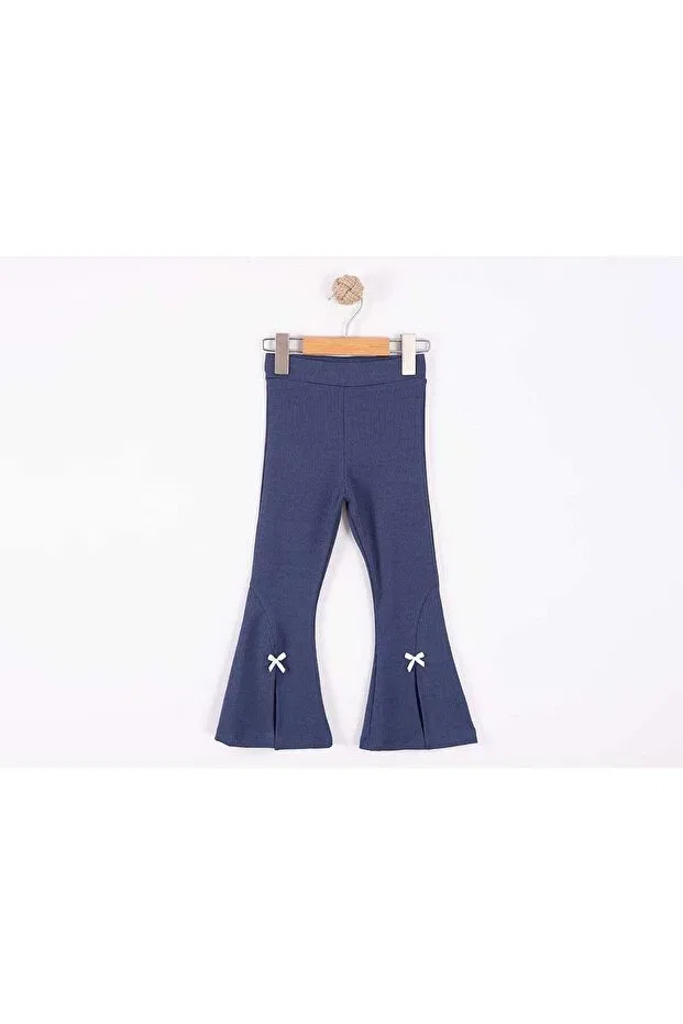 Детские леггинсы для девочек с принтом Spanish Long Ribbon Cevval Minigirls, Indigo Blue