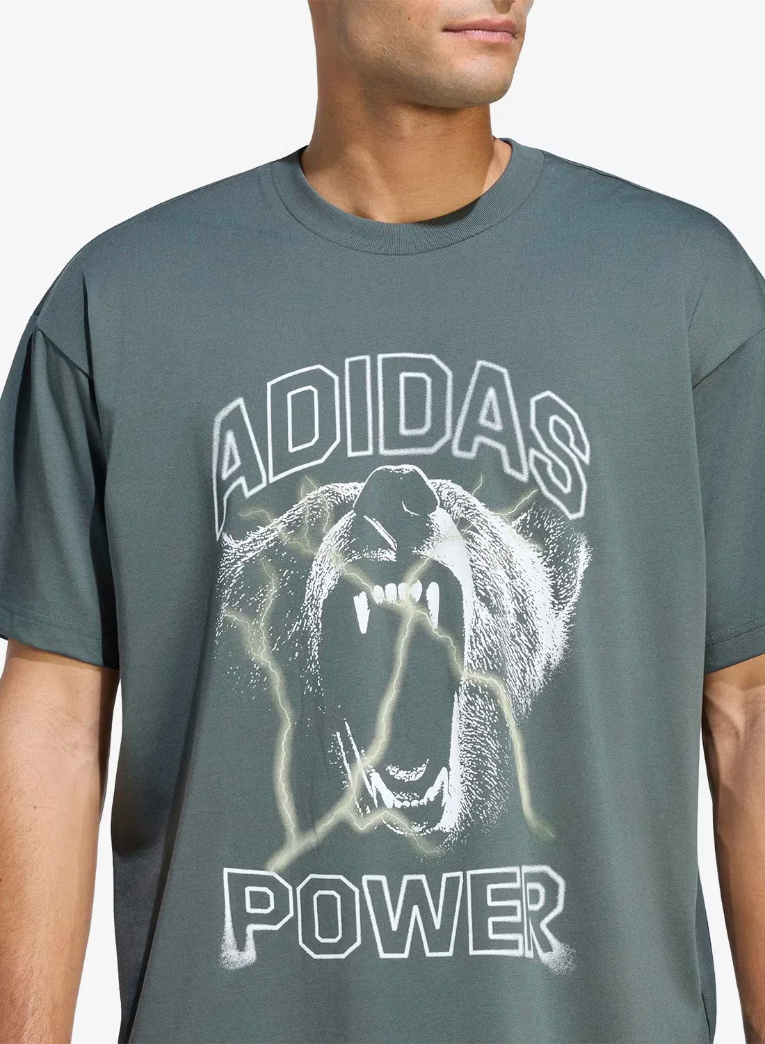 Футболка с принтом Primelift Adidas, легиви — фото 3