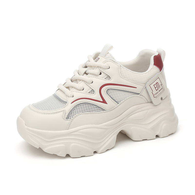 

Кроссовки женские Chunky Low-Top красный Exull Q