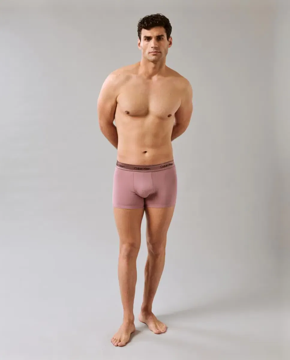 Мужской комплект боксеров с принтом Icon Cotton Stretch Multicolor Calvin Klein, Multicolor — фото 2