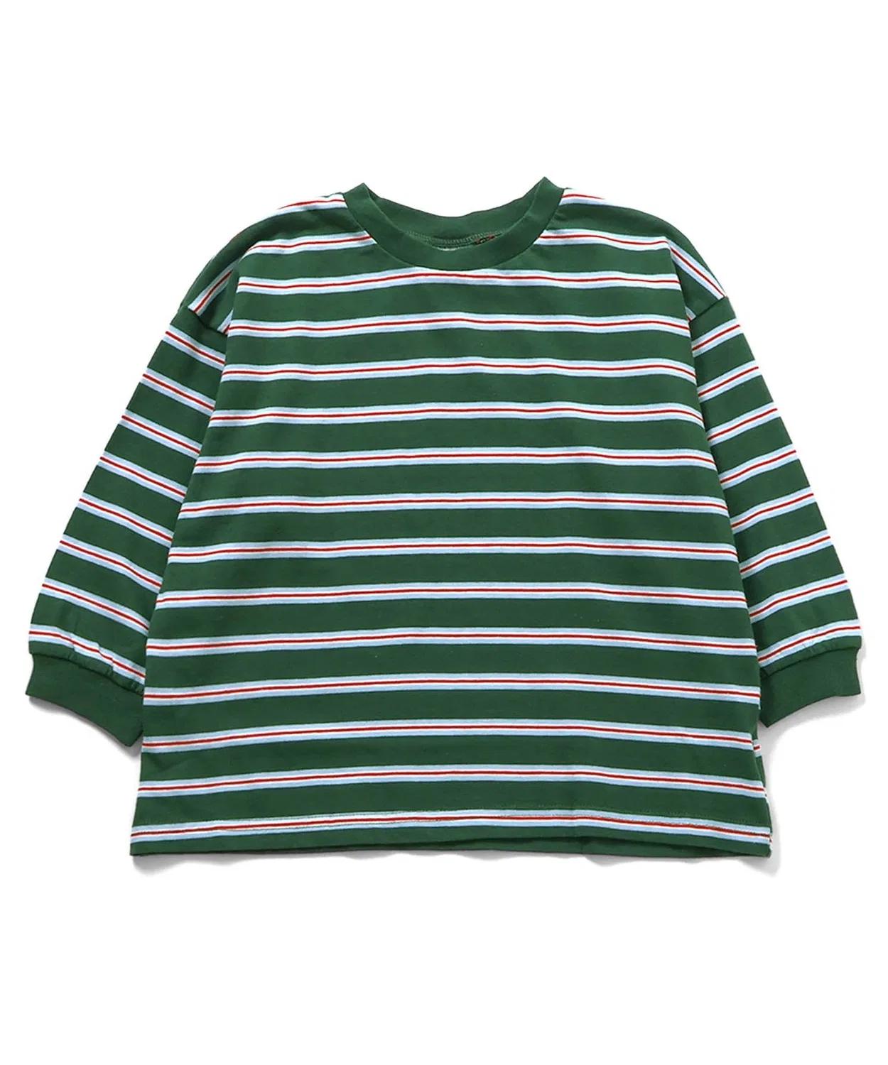 Детский лонгслив с длинным рукавомBREEZE, Dark Green