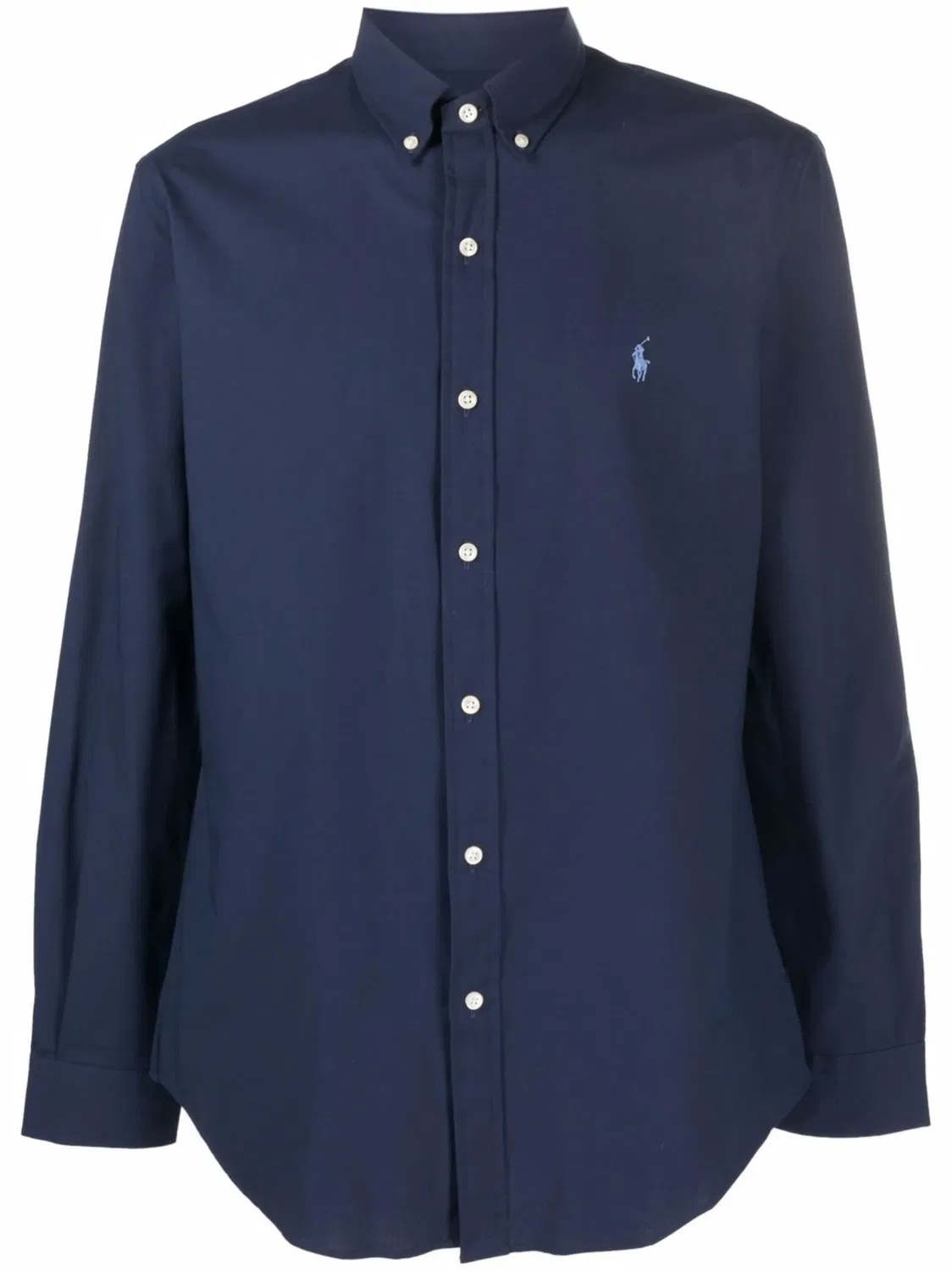 Рубашка с вышивкой Поло-Пони Polo Ralph Lauren, синий