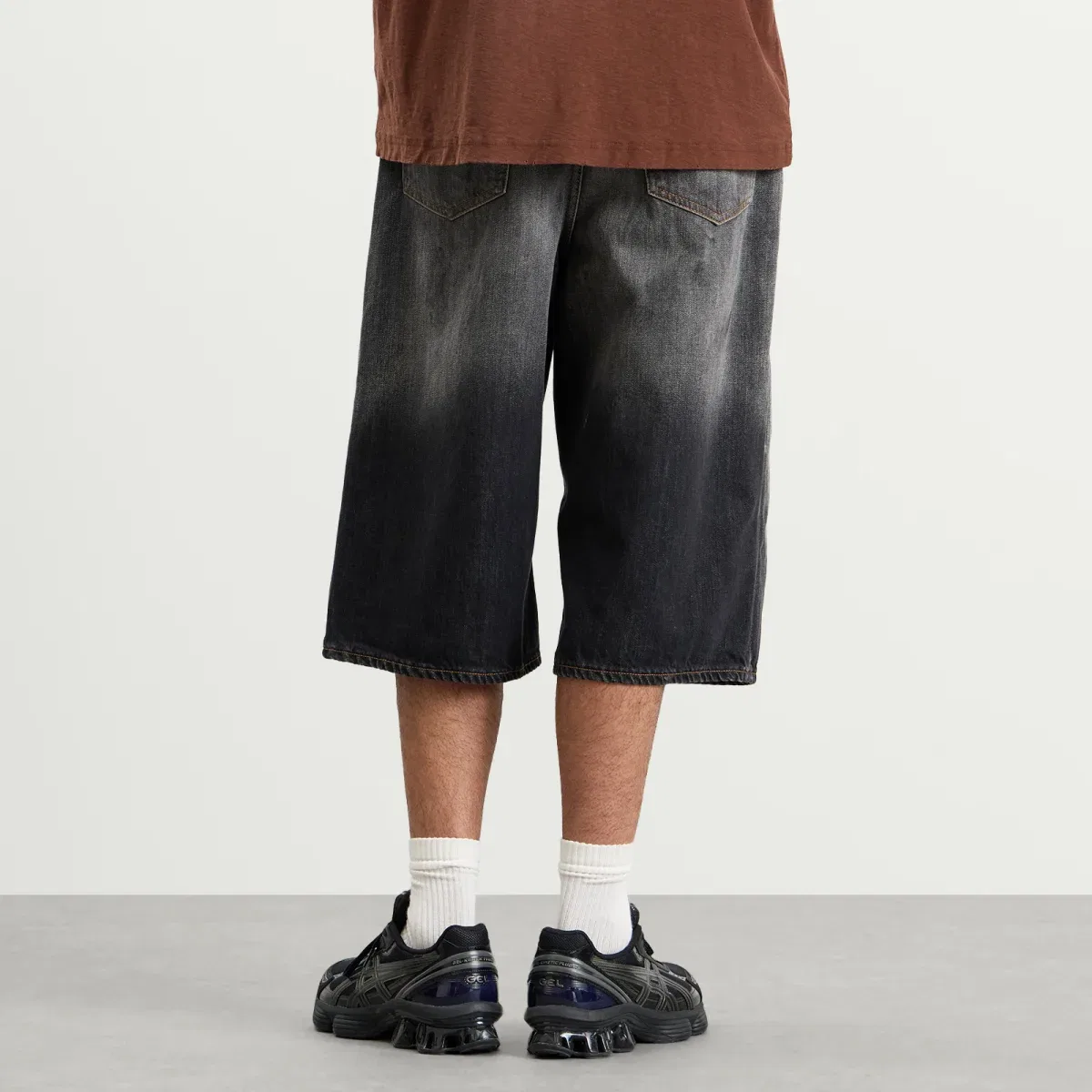 Шорты джинсовые свободного кроя Judda Acne Studios, Black — фото 3