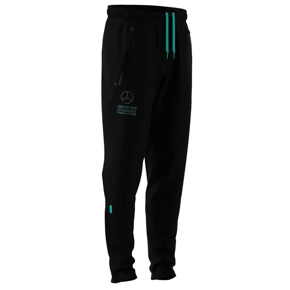 Брюки LOT VT Adidas Mercedes-AMG Petronas F1 Team Adidas, черный — фото 3