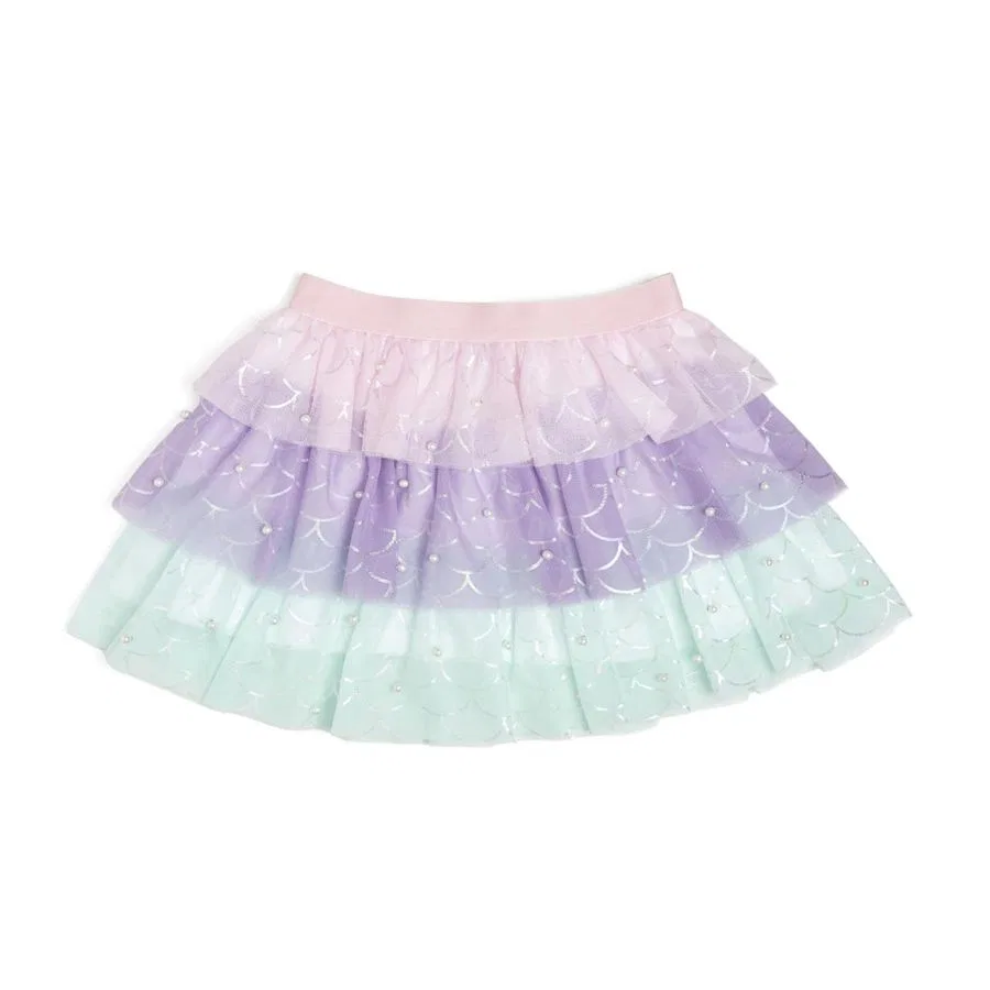Юбка-пачка из фатина с блеском Mermaid Pearl Sweet Wink, Multicolor
