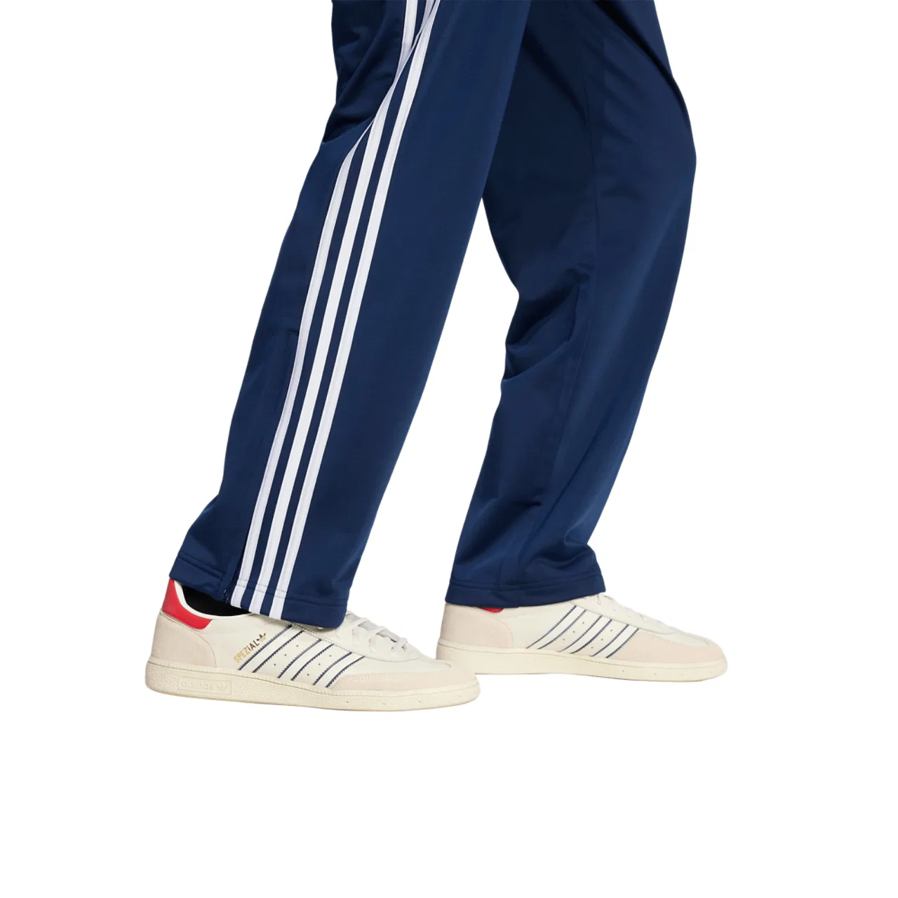 Мужские спортивные брюки Firebird Track Adidas, цвет Night Indigo/White — фото 4