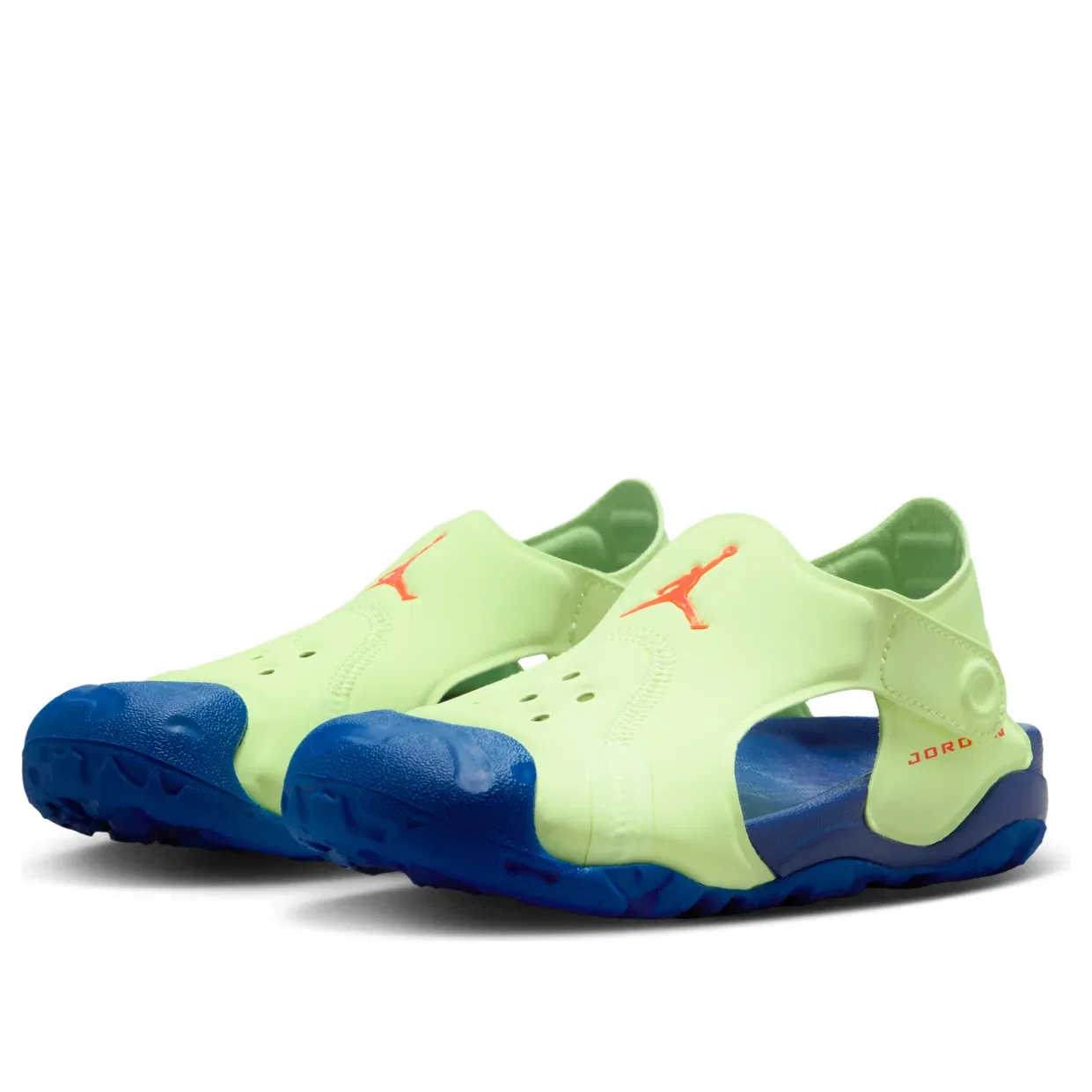 Детские сандалии с текстильным верхом OTDR Sandal 'Barely Volt Game Royal' Jordan, Barely Volt/Game Royal — фото 4