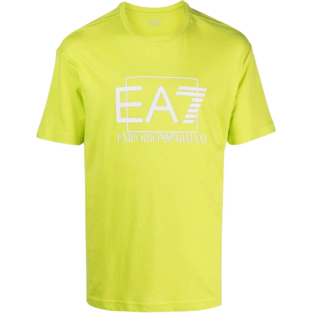 Мужская футболка с принтом EA7 Emporio Armani, Yellow