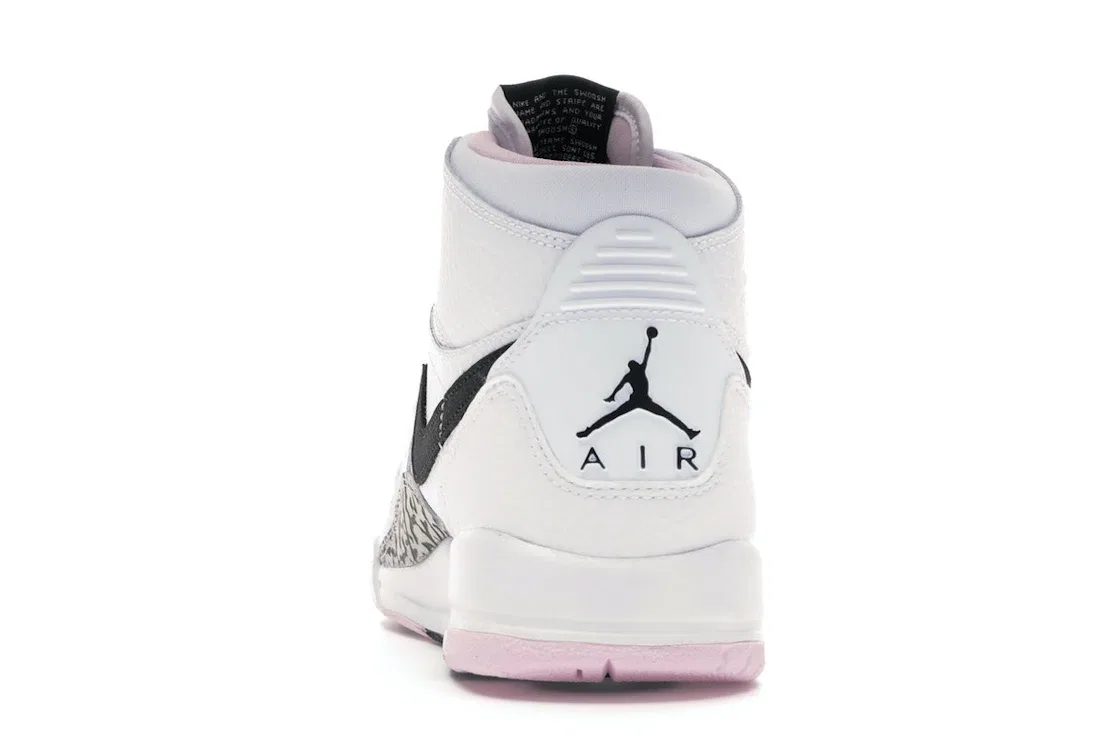 Детские кроссовки Lifestyle с высоким верхом Jordan Legacy 312 Jordan, White/Black-Pink Foam — фото 4