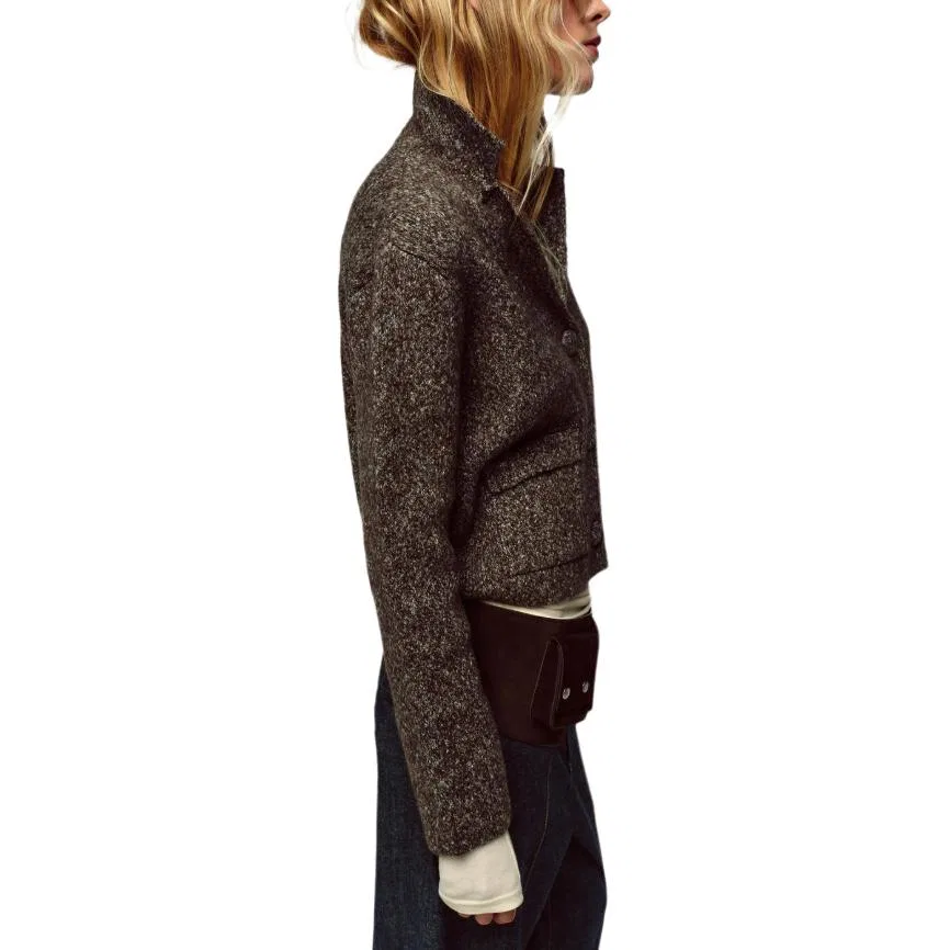 Женская куртка Moderate ZARA, Brown — фото 4