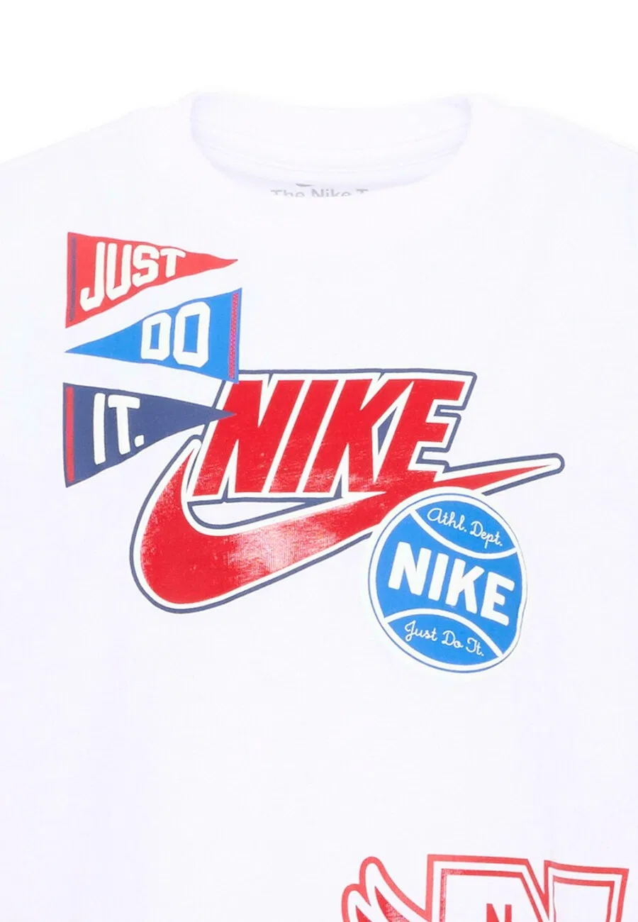 Футболка Nike Sportswear белого цвета — фото 3