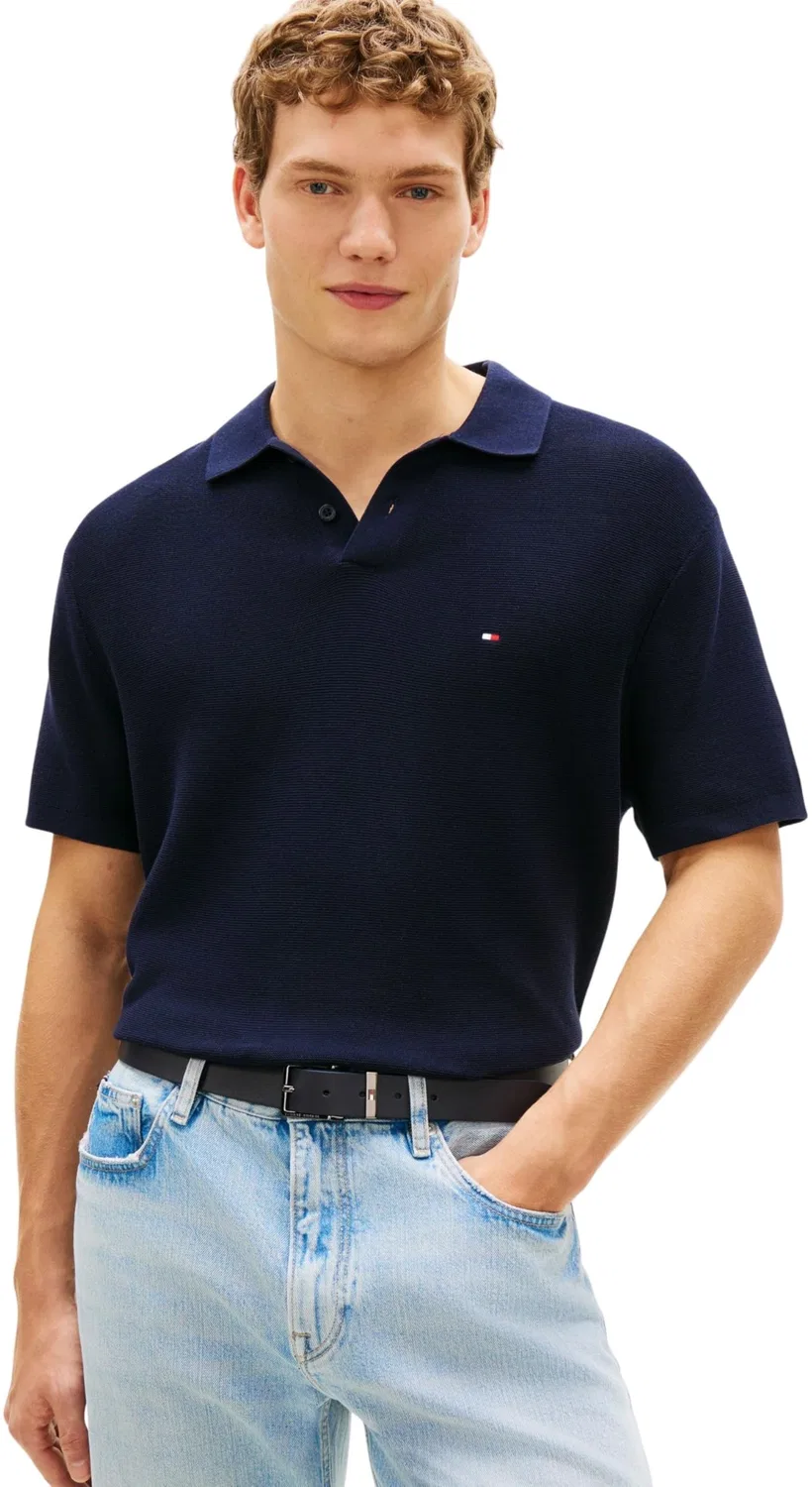 Мужское поло Cool Touch Structure Tommy Hilfiger, Desert Sky
