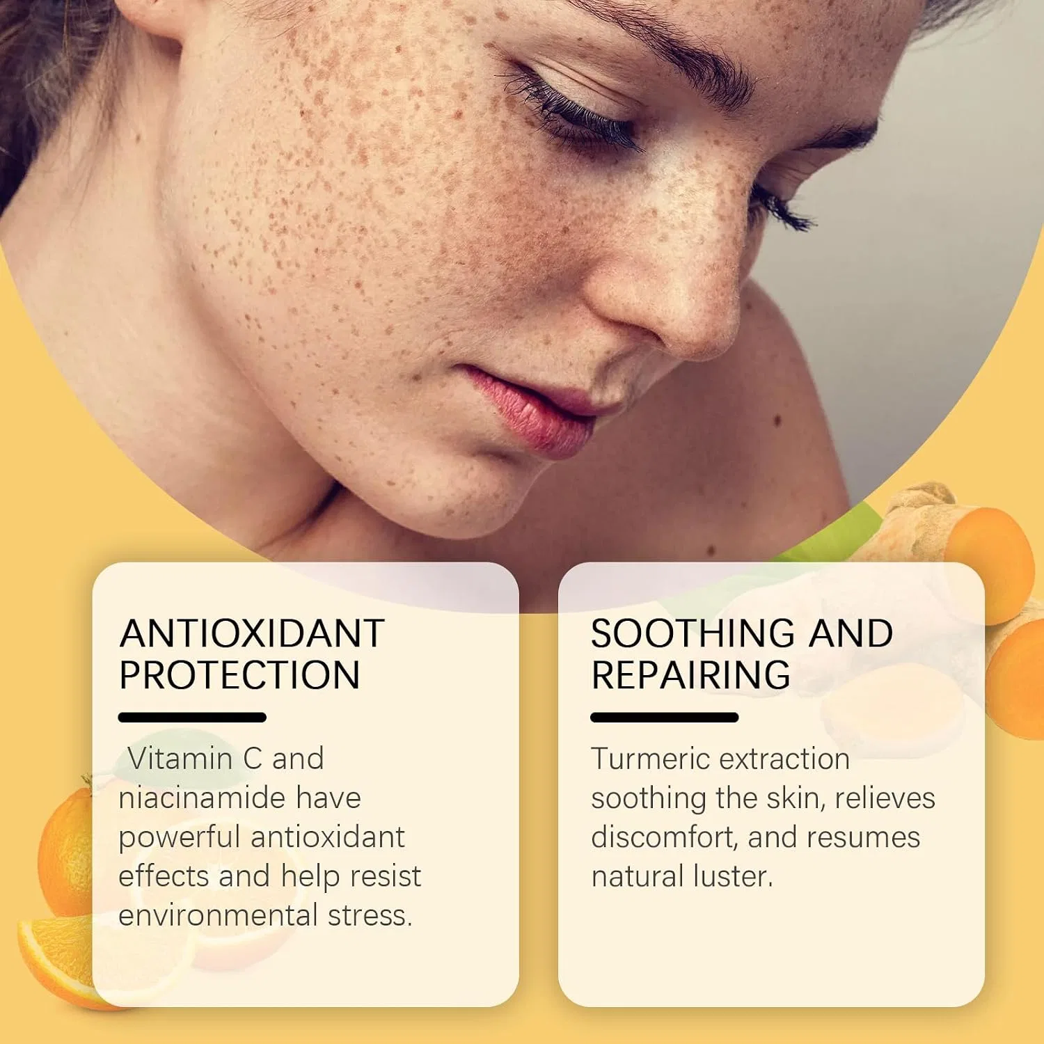 Сыворотка для лица Turmeric and Vitamin C Serum, homomdy, 30 мл, 1 шт — фото 3