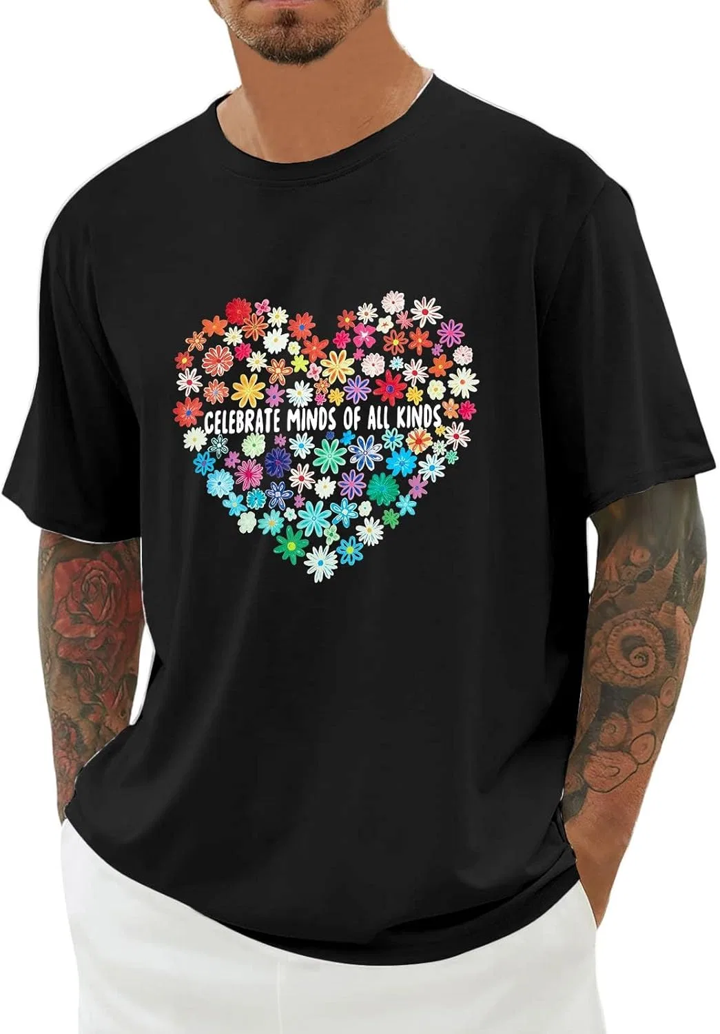 Мужская футболка с коротким рукавом Autism Awareness, Black