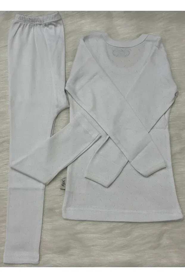 Детский комплект нижнего белья для мальчиков хлопковый Yeka Bebe, White — фото 2