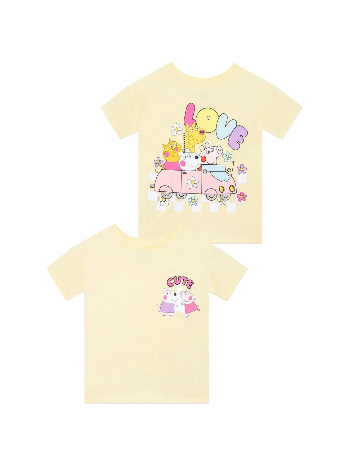 Футболка Peppa Pig Cute Character, желтый