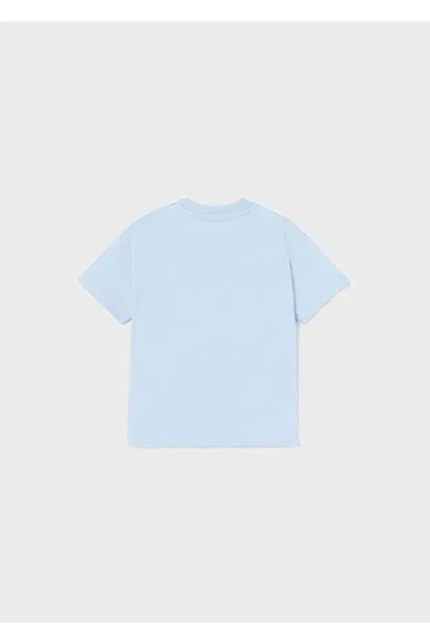Детская футболка с коротким рукавом для мальчиков Mayoral, Blue — фото 2